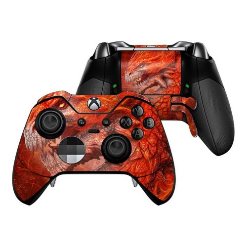 Flame Dragon Xbox One Elite Controller Skin