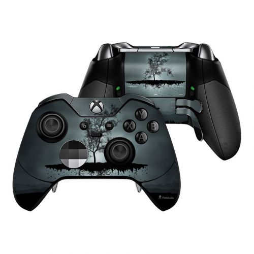 Flying Tree Black Xbox One Elite Controller Skin