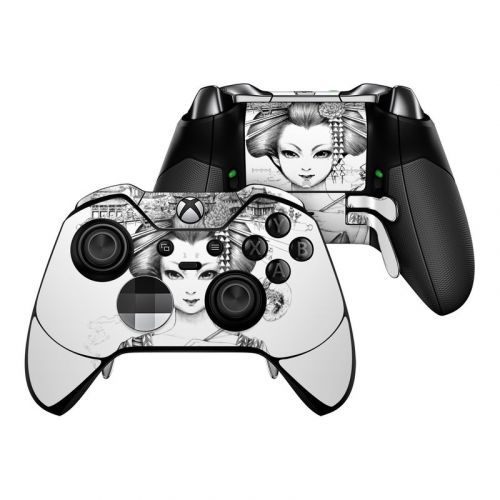 Geisha Sketch Xbox One Elite Controller Skin