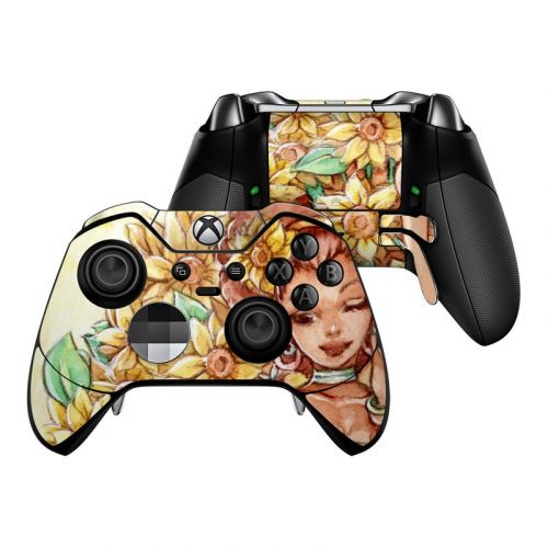Lady Sunflower Xbox One Elite Controller Skin