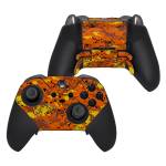 Digital Orange Camo Xbox Elite Controller Series 2 Skin