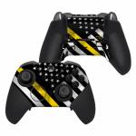 Thin Yellow Line Hero Xbox Elite Controller Series 2 Skin