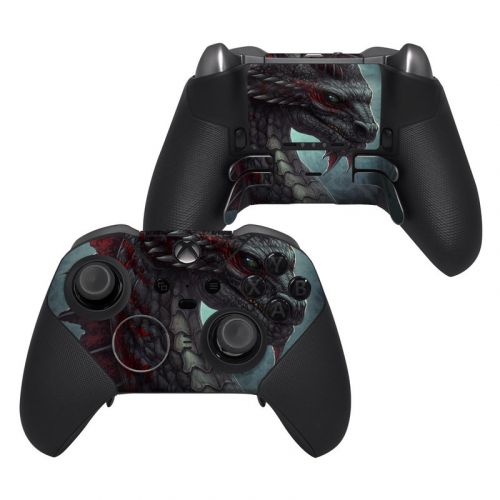 Black Dragon Xbox Elite Controller Series 2 Skin