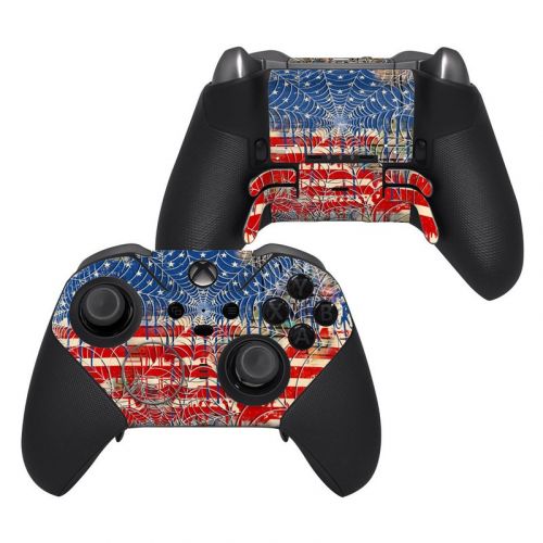 Cobweb Flag Xbox Elite Controller Series 2 Skin