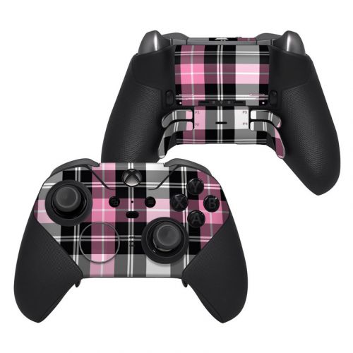 Pink Plaid Xbox Elite Controller Series 2 Skin