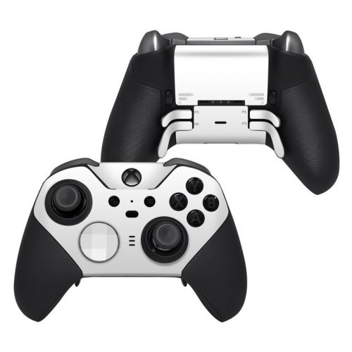 Solid State White Xbox Elite Controller Series 2 Skin