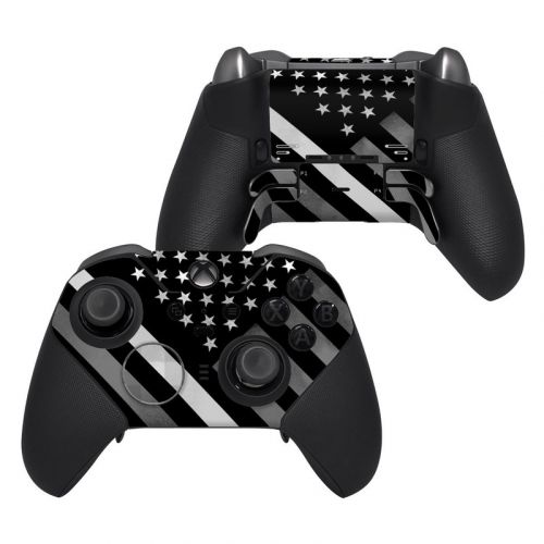 Thin White Line Hero Xbox Elite Controller Series 2 Skin