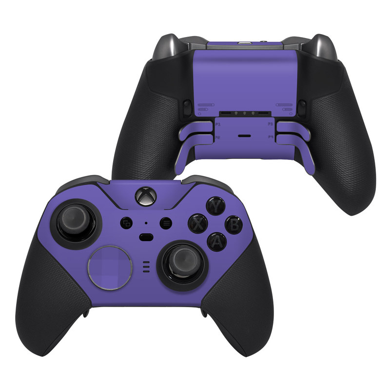 Xbox Elite Controller Series 2 Skin design of Blue, Violet, Sky, Purple, Daytime, Black, Lilac, Cobalt blue, Pink, Azure with purple colors