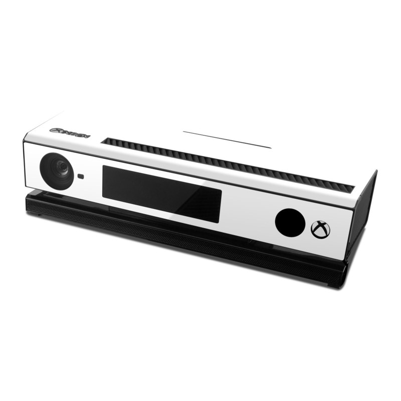 Xbox One Kinect Skin design of White, Black, Line, with white colors