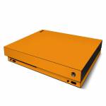 Solid State Orange Xbox One X Skin