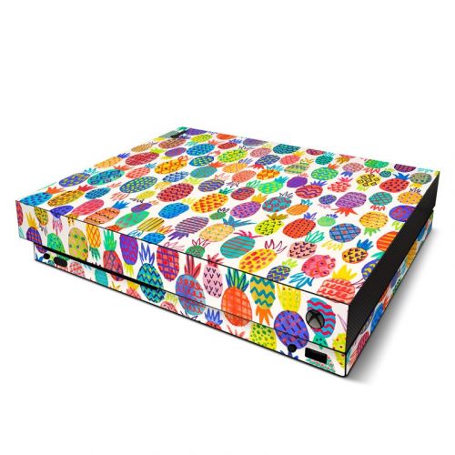Colorful Pineapples Xbox One X Skin