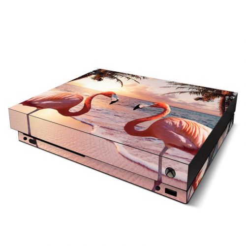 Flamingo Palm Xbox One X Skin