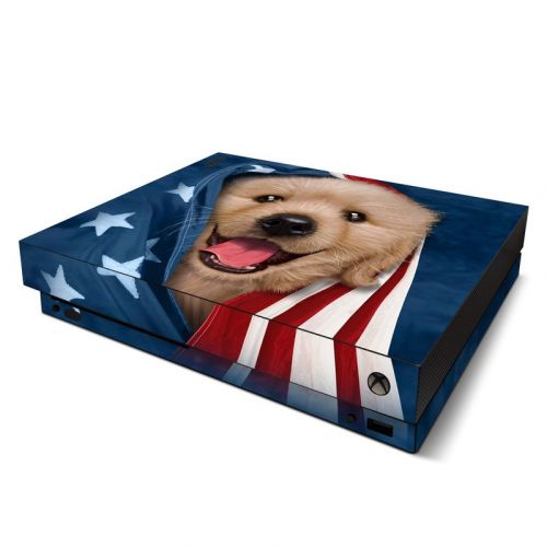 Patriotic Retriever Xbox One X Skin