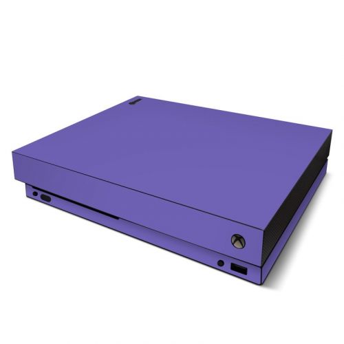Solid State Purple Xbox One X Skin