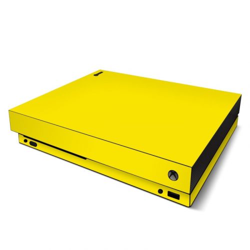 Solid State Yellow Xbox One X Skin