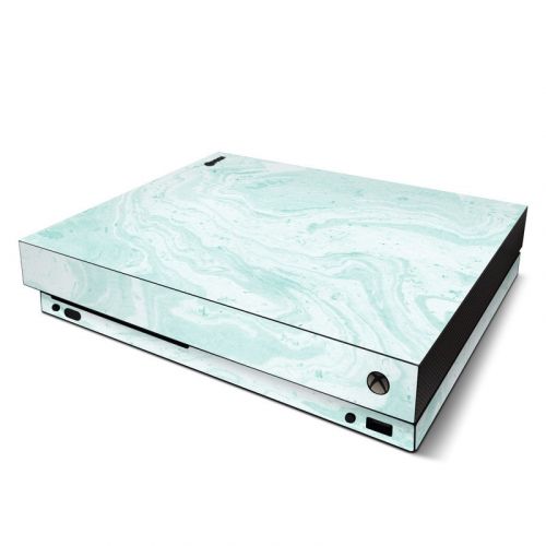 Winter Green Marble Xbox One X Skin