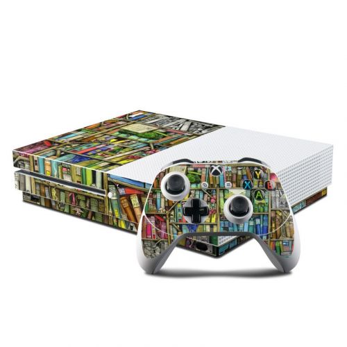 Bookshelf Xbox One S Skin