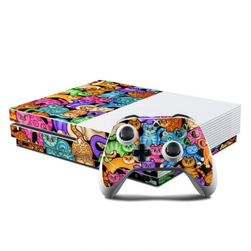 Colorful Kittens Xbox One S Skin