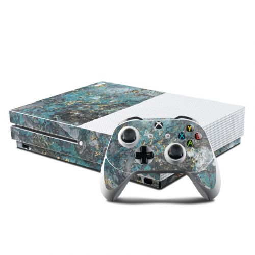Gilded Glacier Marble Xbox One S Skin