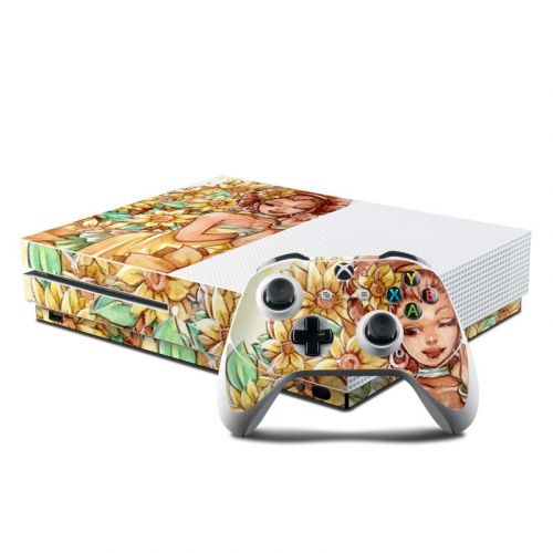 Lady Sunflower Xbox One S Skin