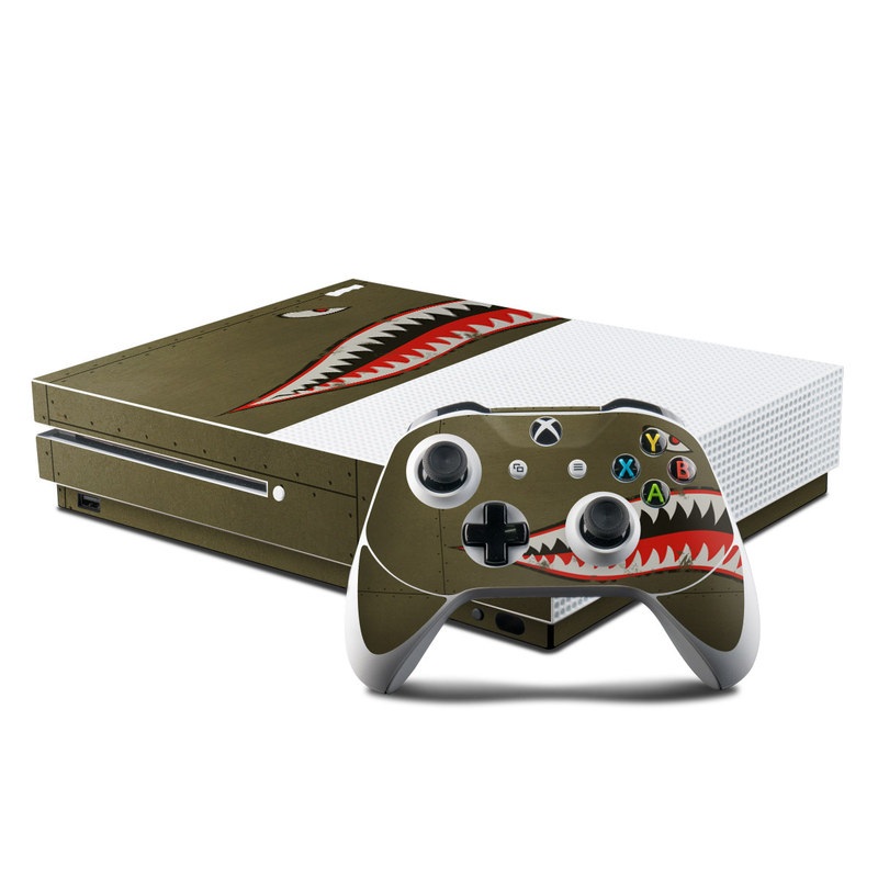 Xbox One S Skin design of Red, Leaf, Plant, Illustration, Art, Carmine, Graphics, Perennial plant with black, red, gray colors