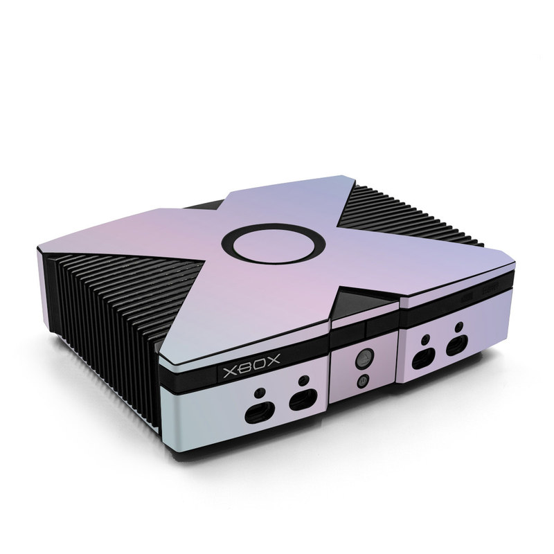 Old Xbox Skin design of White, Blue, Daytime, Sky, Atmospheric phenomenon, Atmosphere, Calm, Line, Haze, Fog, with pink, purple, blue colors