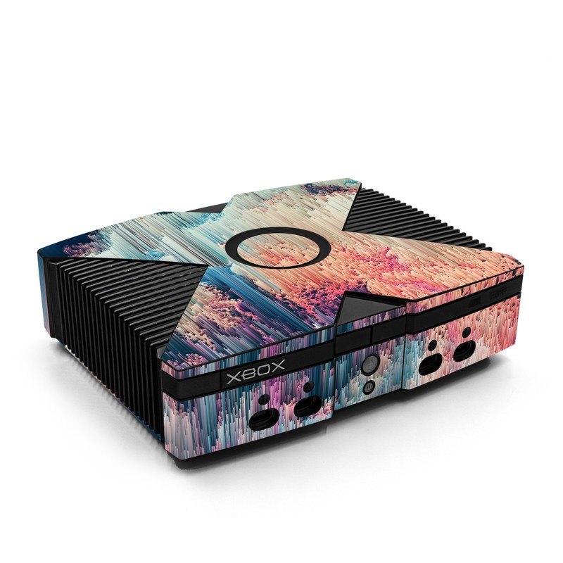 Old Xbox Skin design of Blue, Pink, Sky, Turquoise, Design, Rock, Textile, Photography, Cloud, Winter, with white, blue, purple, pink, red colors