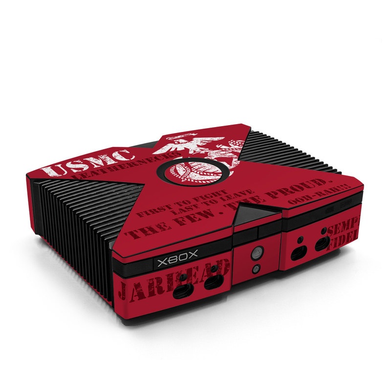 Old Xbox Skin design of Font, Text, Logo, T-shirt, Poster, Graphics, Brand, Banner, with red, gray, white, black, pink colors