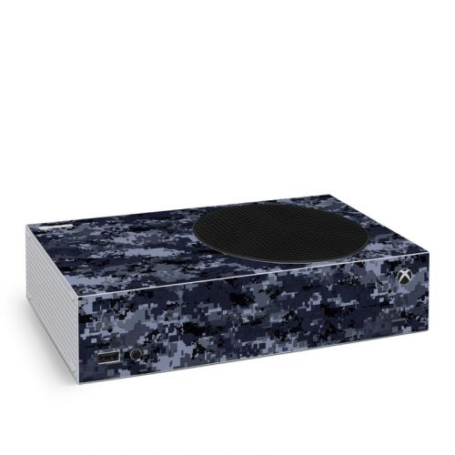 Digital Navy Camo Xbox Series S Skin