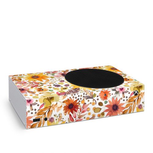 Summer Watercolor Sunflowers Xbox Series S Skin