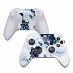 Blue Blooms Xbox Series S Controller Skin