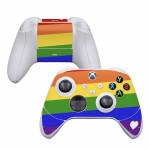 Rainbow Stripe Xbox Series S Controller Skin