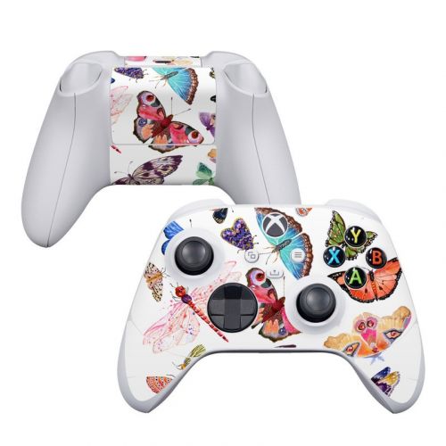 Butterfly Scatter Xbox Series S Controller Skin