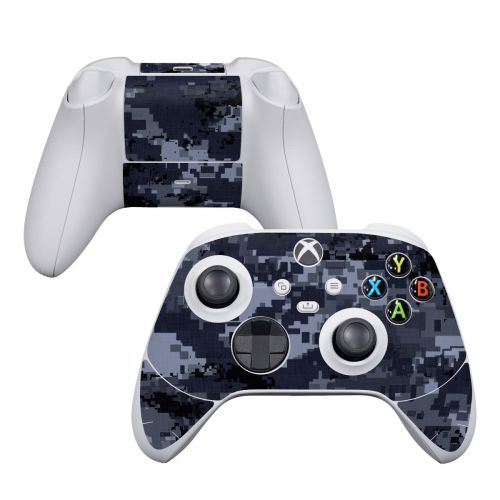 Digital Navy Camo Xbox Series S Controller Skin