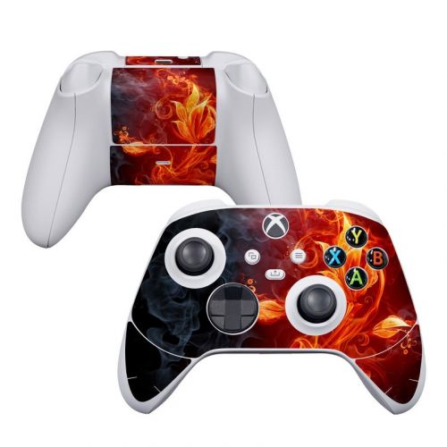 Flower Of Fire Xbox Series S Controller Skin