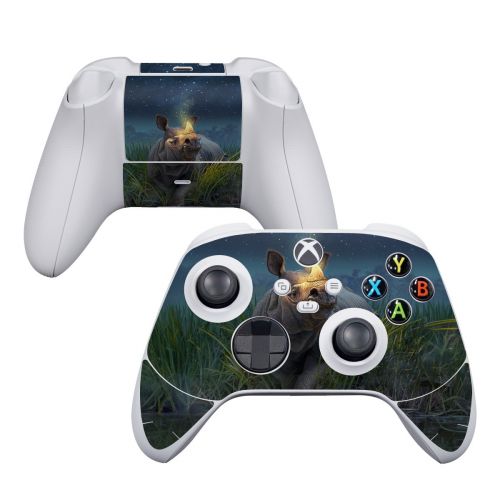 Rhinoceros Unicornis Xbox Series S Controller Skin