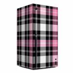 Pink Plaid Xbox Series X Skin