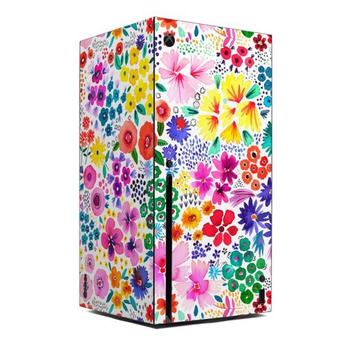 Artful Little Flowers Xbox Series X Skin