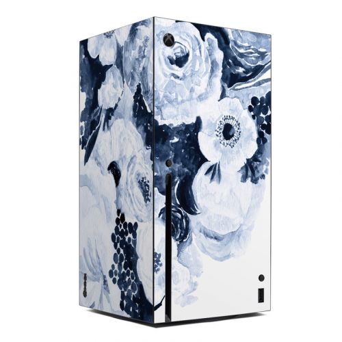 Blue Blooms Xbox Series X Skin
