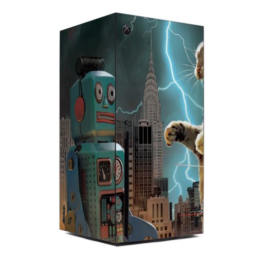 Catzilla Vs Robot Xbox Series X Skin
