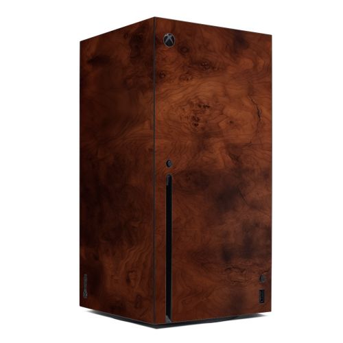 Dark Burlwood Xbox Series X Skin