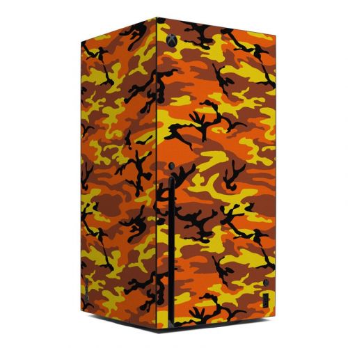 Orange Camo Xbox Series X Skin