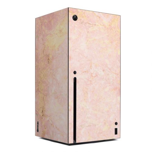 Rose Gold Marble Xbox Series X Skin