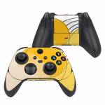 Abstract Yellow Xbox Series X Controller Skin