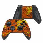 Digital Orange Camo Xbox Series X Controller Skin