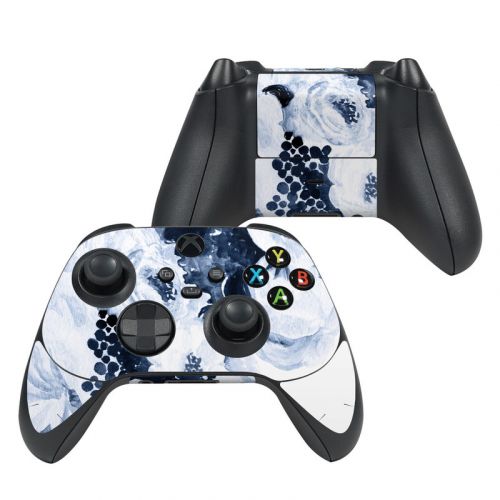 Blue Blooms Xbox Series X Controller Skin