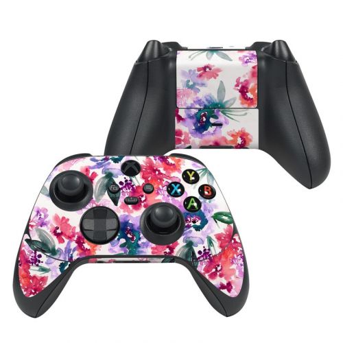 Blurred Flowers Xbox Series X Controller Skin