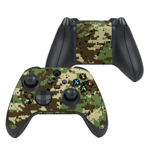 Digital Woodland Camo Xbox Series X Controller Skin