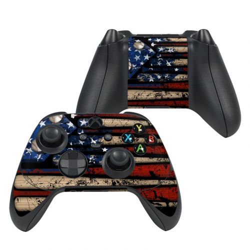 Old Glory Xbox Series X Controller Skin