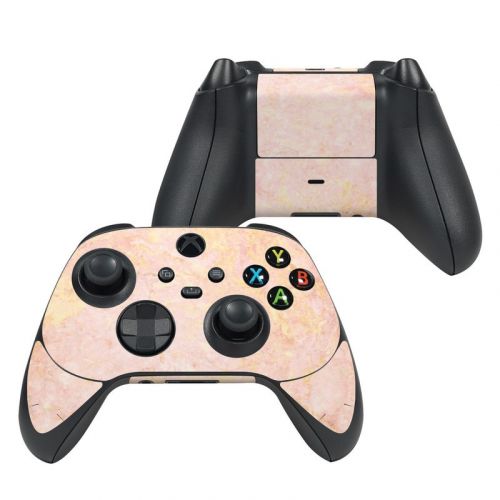 Rose Gold Marble Xbox Series X Controller Skin